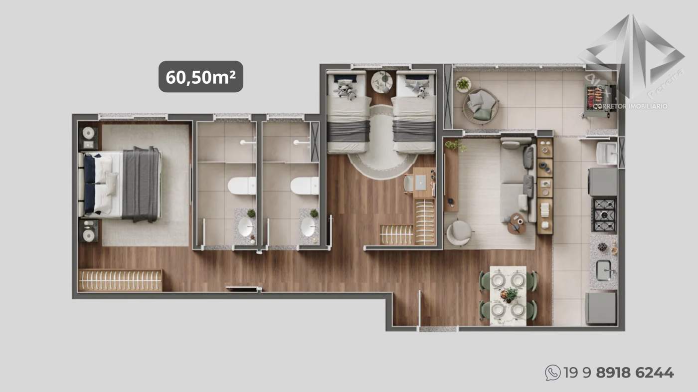 Apartamento, 2 quartos - Foto 7